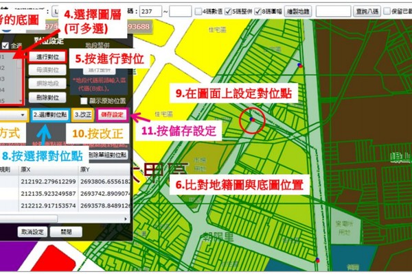 臺中市都市計畫土地使用分區線上申請系統