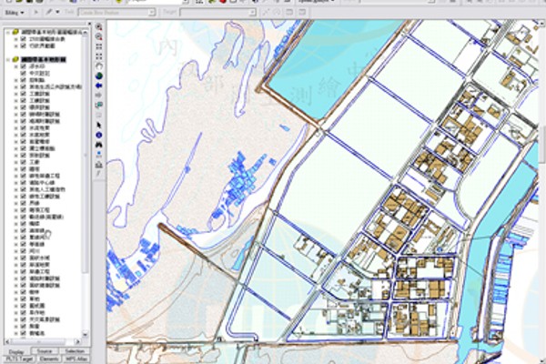 國土測繪中心「潮間帶基本地形圖GIS資料整合處理作業」