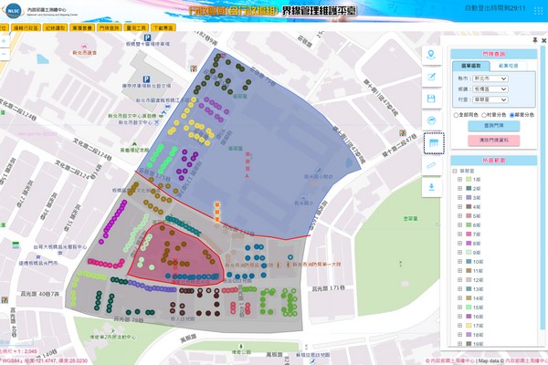 國土測繪中「臺灣通用電子地圖圖資處理及線上輔助行政區域界線維護」